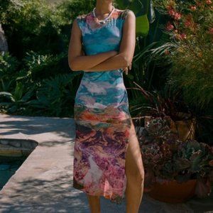 UO Lowkey Sleeveless Midi Dress (new)